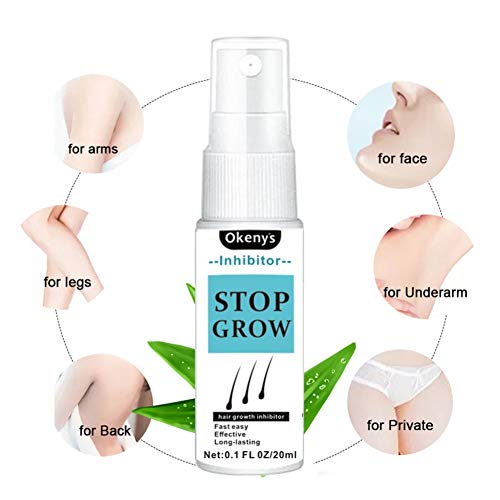 ARTIFUN Hair Inhibitor,Painless Hair Stop Growth Fluid,Hair Removal Spray,Non-Irritating Hair Removal Spray for Face/Arm/Leg/Armpit