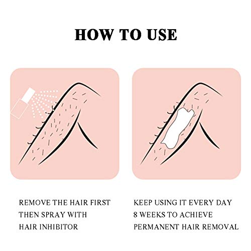ARTIFUN Hair Inhibitor,Painless Hair Stop Growth Fluid,Hair Removal Spray,Non-Irritating Hair Removal Spray for Face/Arm/Leg/Armpit