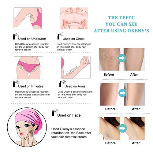 ARTIFUN Hair Inhibitor,Painless Hair Stop Growth Fluid,Hair Removal Spray,Non-Irritating Hair Removal Spray for Face/Arm/Leg/Armpit