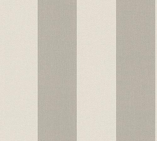A.S. Création papel pintado de tejido-no-tejido Elegance beige marrón 10,05 m x 0,53 m 179036
