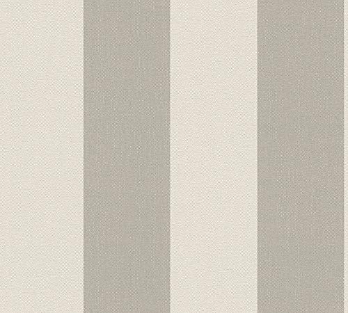 A.S. Création papel pintado de tejido-no-tejido Elegance beige marrón 10,05 m x 0,53 m 179036