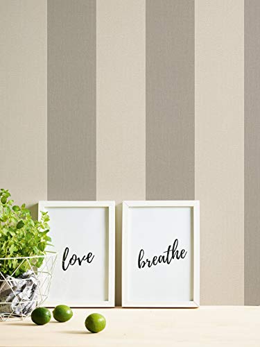 A.S. Création papel pintado de tejido-no-tejido Elegance beige marrón 10,05 m x 0,53 m 179036