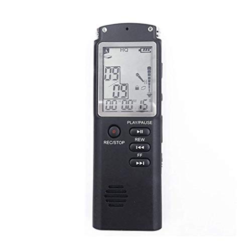 ASDFGH Grabadora de Voz Digital Grabadora Digital de Voz Activado por Voz Grabadora de 32G con WAV MP3 Player 96 Horas HD USB dictáfono for la Conferencia Grabación de Notas de reunión