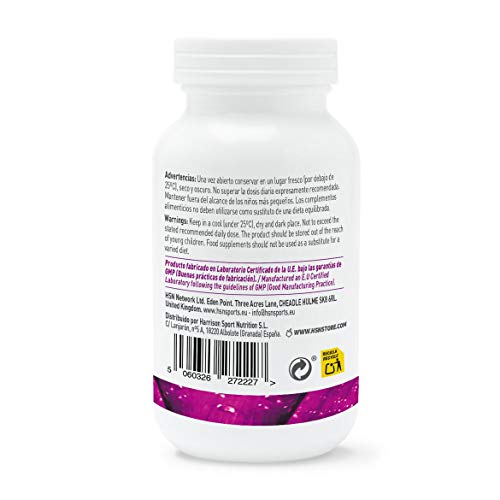 Ashwagandha de HSN | 400mg | Extracto Estandarizado 8:1 | Con 8,5% de Withanolides | Ginseng Indio | Reduce el Estrés | Vegano, Sin Gluten, Sin Lactosa, 120 Cápsulas Vegetales