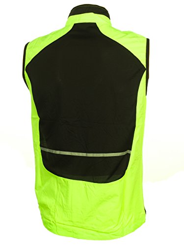 Asics - Chaleco fluorescente de seguridad, color amarillo, 17709-S, amarillo, S