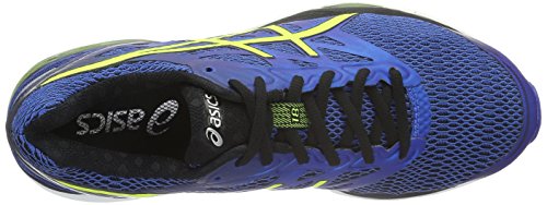 Asics Gel-Cumulus 18, Zapatillas de Running para Hombre, Azul (Blue/Yellow), 40.5 EU