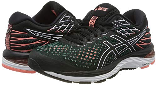 Asics Gel-Cumulus 21, Zapatillas de Running para Mujer, Negro (Black/Sun Coral 003), 39 EU