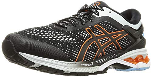 Asics Gel-Kayano 26, Running Shoe Mens, Black/Polar Shade, 41.5 EU