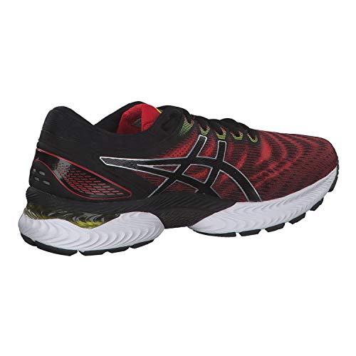 Asics Gel-Nimbus 22, Running Shoe para Hombre, Clásico Rojo/Negro, 44.5 EU