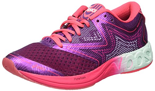 Asics Gel-Noosa FF, Zapatillas de Running para Mujer, Morado (Prune/Glacier Sea/Rouge Red), 38 EU
