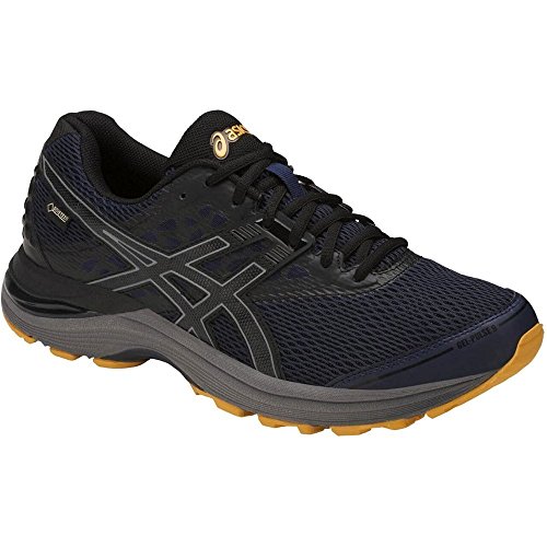 Asics Gel-Pulse 9 G-TX T7d4n-5890, Zapatillas de Running para Hombre, (Peacoat/Black/Gold Fusion), 43.5 EU