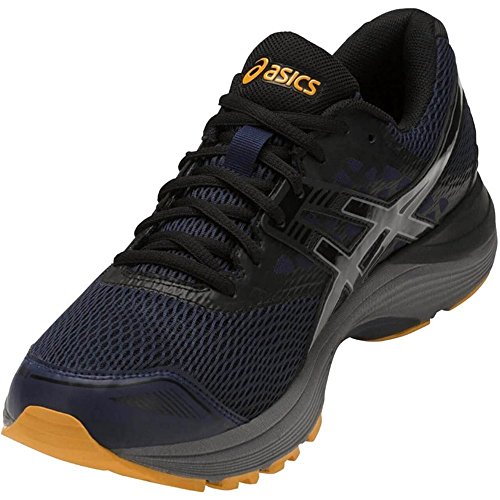 Asics Gel-Pulse 9 G-TX T7d4n-5890, Zapatillas de Running para Hombre, (Peacoat/Black/Gold Fusion), 43.5 EU