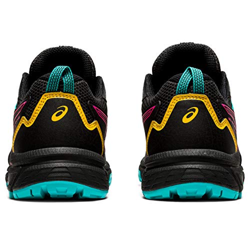 ASICS Gel-Venture 8, Zapatillas de Running para Mujer, Color Negro y Rosa, 37.5 EU