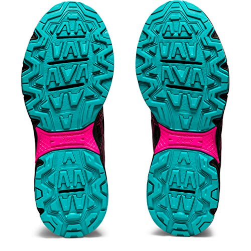 ASICS Gel-Venture 8, Zapatillas de Running para Mujer, Color Negro y Rosa, 37.5 EU