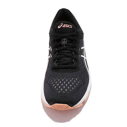Asics GT-1000 6, Zapatillas de Entrenamiento para Mujer, Negro (Black/canteloupe/Carbon 9030), 37 EU