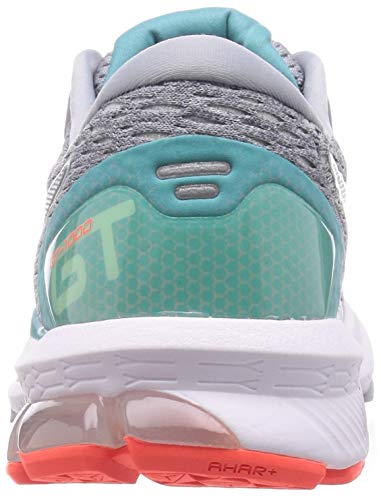 ASICS GT-1000 9, Zapatillas de Running para Mujer, Piedmont Grey Bio Mint, 40.5 EU
