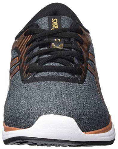 Asics Patriot 11 Twist, Zapatillas de Running para Hombre, Negro/Gris de Davy, 44 EU