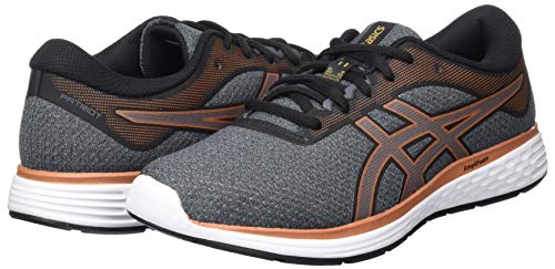 Asics Patriot 11 Twist, Zapatillas de Running para Hombre, Negro/Gris de Davy, 44 EU