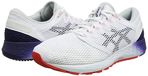 Asics Roadhawk FF 2, Zapatillas de Running para Hombre, Blanco (White/Peacoat 020), 42.5 EU