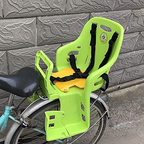 Asiento de bicicleta para niños, asientos de bicicleta livianos para niños Múltiples opciones para niños pequeños Protección de cinturón de seguridad de tres puntos para menores de 6 años Niños Niñas