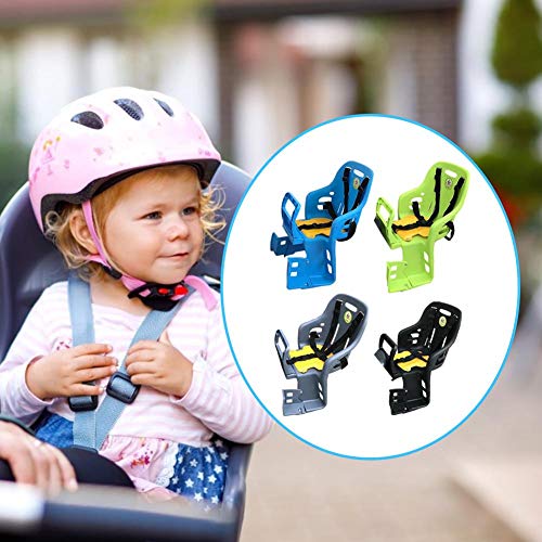 Asiento de bicicleta para niños, asientos de bicicleta livianos para niños Múltiples opciones para niños pequeños Protección de cinturón de seguridad de tres puntos para menores de 6 años Niños Niñas