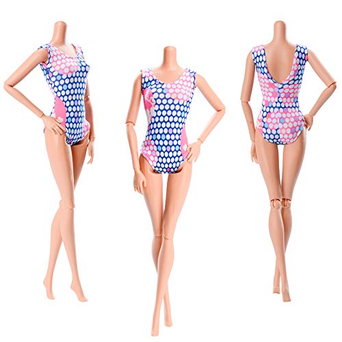 Asiv 5 Sets Trajes de Baño Suave y cómodo Playa Verano Ropa Biquini para Muñeca, Estilo Aleatorio