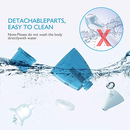 Aspirador Nasal Bebes Electrico, Aspiradores Nasales OOCOME Aspirador de Nariz para bebé y removedor de cera del oído con 3 boquillas de lechón reutilizables para recién nacidos y bebés