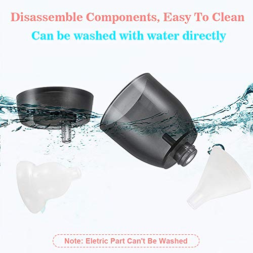 Aspirador Nasal Bebes Electrico, carga USB con 5 niveles de succión 2 tamaños Puntas de silicona, Portátil Aspirador Nasal para Recién Nacidos