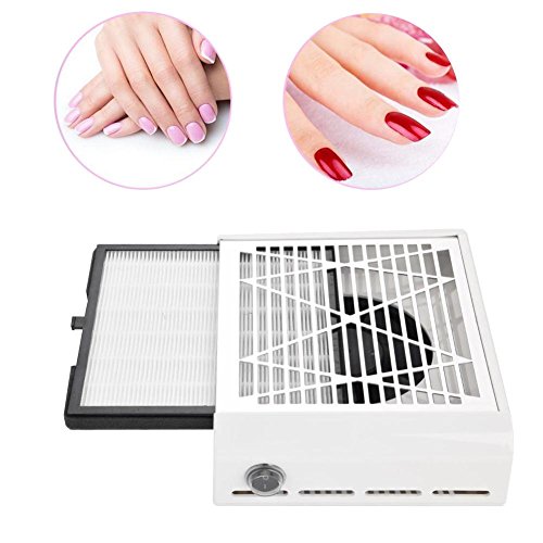 Aspirador polvo de uñas 40W, Máquina de Colector de Polvo de Succión de Alta Potencia, Uñas, Ventilador, Equipo Profesional de Arte de Pedicura, Manicura