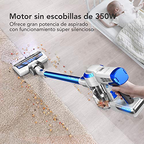 Aspiradora Escoba Sin Cables Tineco A10 Hero Succión Potente de 17KPa Ligera Portátil Aspirador de Mano Inalámbrico con Filtro HEPA Hasta 25 Min Bajo Ruido Para Alfombra Coche Pet Hair