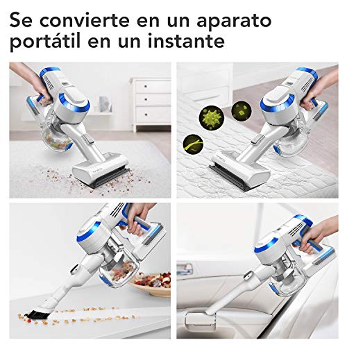 Aspiradora Escoba Sin Cables Tineco A10 Hero Succión Potente de 17KPa Ligera Portátil Aspirador de Mano Inalámbrico con Filtro HEPA Hasta 25 Min Bajo Ruido Para Alfombra Coche Pet Hair