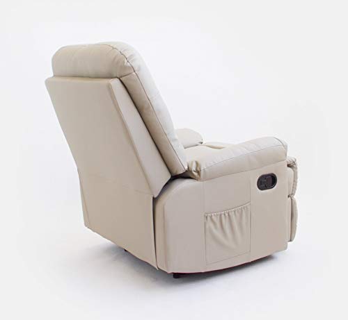 Astan Hogar Sillón Relax con Reclinación Manual, Arena, Talla Única