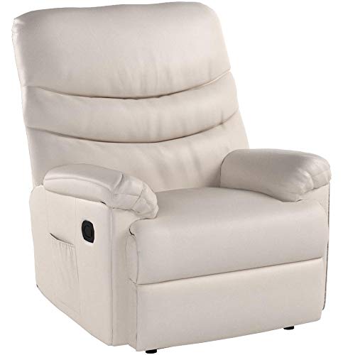 Astan Hogar Sillón Relax con Reclinación Manual, Arena, Talla Única