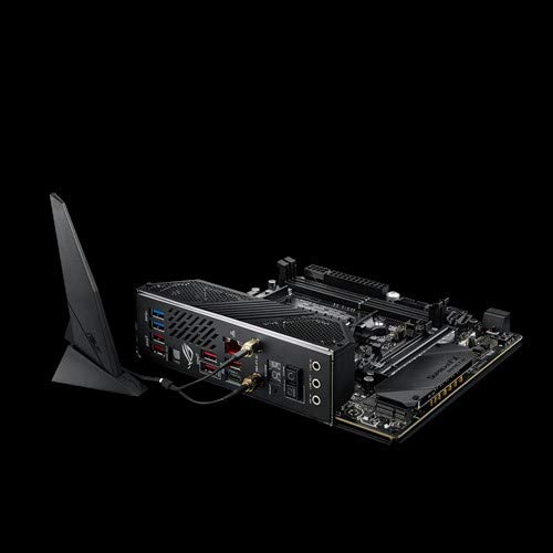 ASUS ROG Crosshair VIII Impact - Placa base Gaming mini-DTX AMD AM4 X570 con tarjeta SO-DIMM.2 (dos M.2), Wi-Fi 6, PCIe 4.0, sonido SupremeFX, iluminación Aura Sync RGB, SATA 6 Gb/s y USB 3.2 Gen. 2