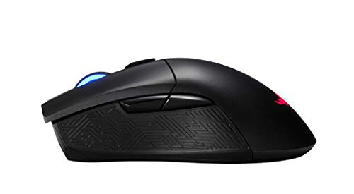 ASUS ROG Gladius II Wireless - Ratón Gaming (Windows 10, Windows 7, 100 dpi - 16000 dpi, 126 x 67 x 45 mm)