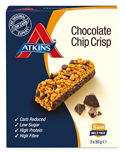 Atkins DBCCCEU05, Barrita Day Break Chocolate Chip Crisp, 5x30 gr