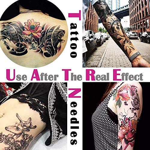 ATOMUS 100 Agujas Desechables Para Tatuaje De Acero Inoxidable Estirilizadas Para Hacer LíNeas O Sombrear (3RL, 5RL 7RL, 9RL, 3RS, 5RS, 7RS, 9RS, 5M1, 7M1)