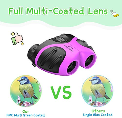 ATOPDREAM Juguetes para Niños de 4-13 Años, Regalos Niños 4 5 6 7 8 9 Años Prismaticos Niños Juegos para Años de 4-13 Años Regalos para Niños de Halloween Juguetes Niños 4-13 Años (Púrpura)