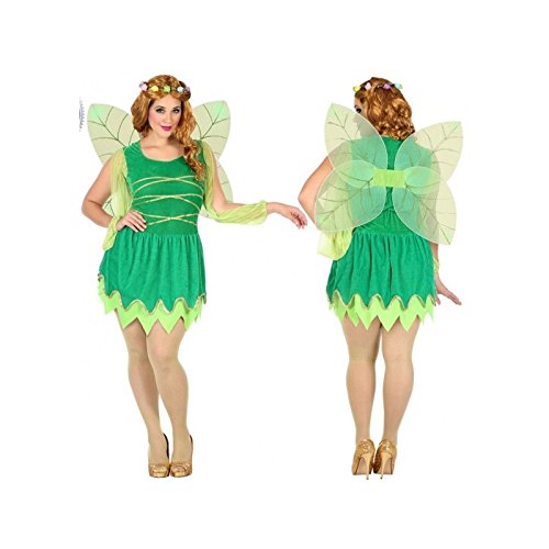 Atosa-39551 Disfraz Hada, Color Verde, XL (39551)