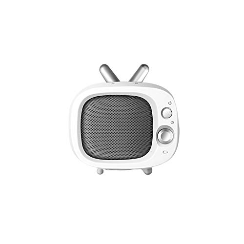 AUED Mini Calentador, Calentador portátil Espacio Tranquilo sincronización Calentador eléctrico de Ventilador de Escritorio del Calentador automático, para Office Dormitorio Baño Domésticos,Blanco