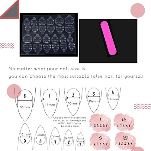 Aukmla Prensa cuadrada brillante en las uñas Consejos Uñas postizas blancas Uñas postizas cortas Color puro Cubierta completa Uñas postizas reutilizables para mujeres y niñas