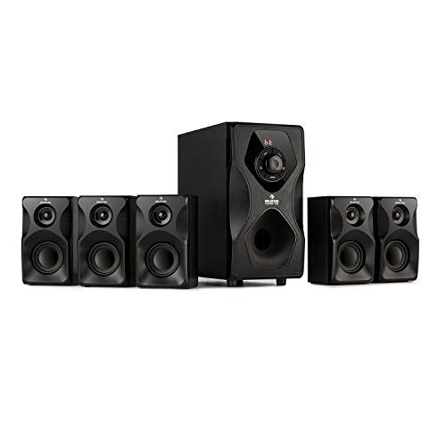 auna Concept 720 - Sistema de Altavoces 5.1 , Sistema de Audio Envolvente Activo , Subwoofer OneSide 6,5" , Bluetooth , Puerto USB SD , Sintonizador FM/MW , Balanced Sound Concept , Mando a Distancia