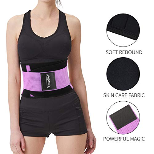 Aupcon Faja Reductora Adelgazantes,puede ajustar los cinturones,perder peso,quemar grasa abdominal,espalda para apoyar la gimnasia de hombres y mujeres.