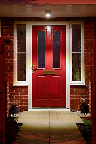 Auraglow con pilas del movimiento activado Sensor PIR inalámbrico extraíble Luz de seguridad LED