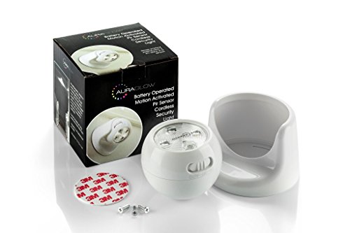 Auraglow con pilas del movimiento activado Sensor PIR inalámbrico extraíble Luz de seguridad LED