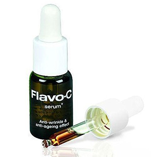 Auriga flavo-c Suero cuidado anti-edad 15 ml, eficaz combate el envejecimiento de la piel por la estimulación de la formación de colágeno fibras