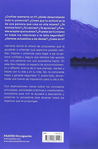Autoestima para vivir: Cómo confiar en ti mismo y lograr lo que deseas (Divulgación-Autoayuda)