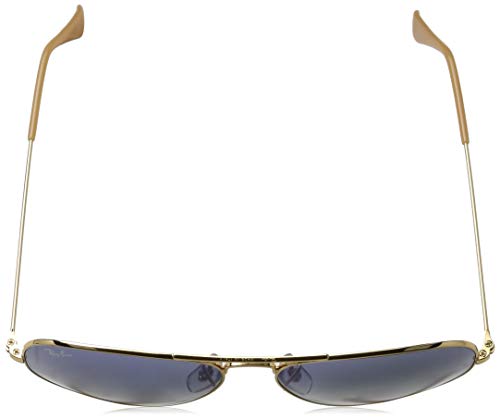 Aviator Aviator metal - gafas de sol Argent (Crystal Blue Gradient) 58