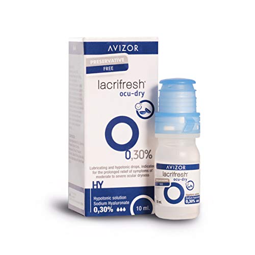 Avizor Frasco de 10ml de gotas oculares para aliviar los síntomas de la irritación ocular. (Lacrifresh Ocu-Dry 0.30%)