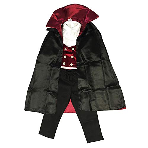 Avsvcb Cosplay Navidad Disfraz para niños Fiesta de Maquillaje Fiesta Traje de Vampiro Regalo de Novedad de Halloween Disfraz de Fantasma Disfraz de actuación de Escenario